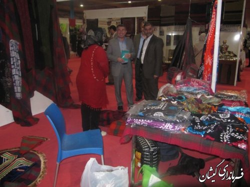 بازدید فرماندار گمیشان از جشنواره فرهنگ اقوام ایران زمین