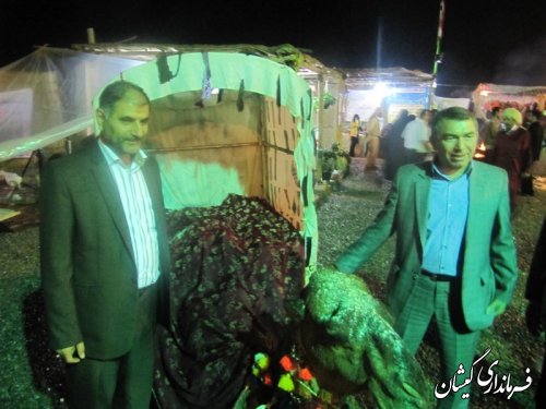 بازدید فرماندار گمیشان از جشنواره فرهنگ اقوام ایران زمین
