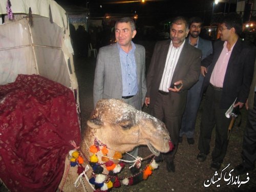 بازدید فرماندار گمیشان از جشنواره فرهنگ اقوام ایران زمین