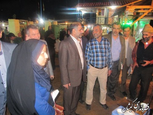 بازدید فرماندار گمیشان از جشنواره فرهنگ اقوام ایران زمین