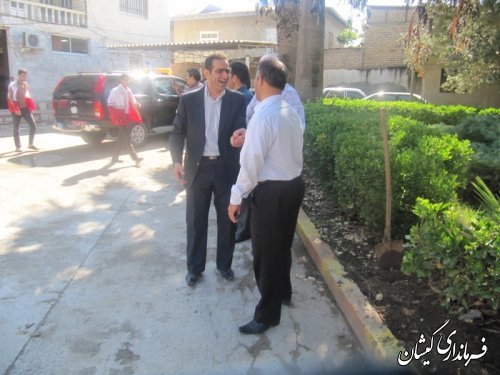 مانور زلزله در شهرستان گمیشان برگزار شد