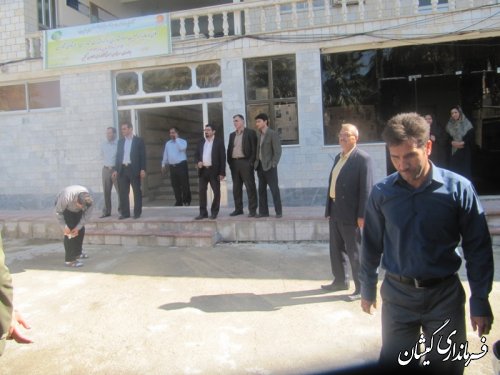 مانور زلزله در شهرستان گمیشان برگزار شد