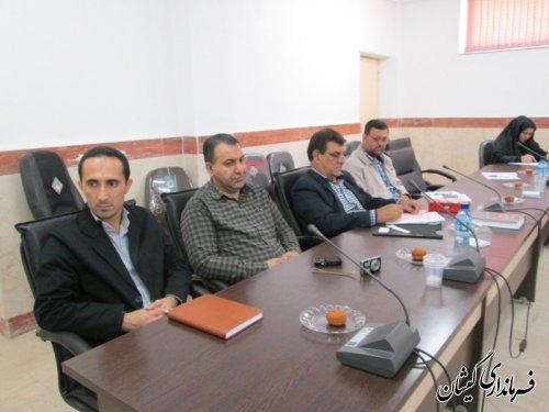 دومین جلسه مشاورین و رابطین بنیاد شهید وامور ایثارگران شهرستان گمیشان تشکیل شد