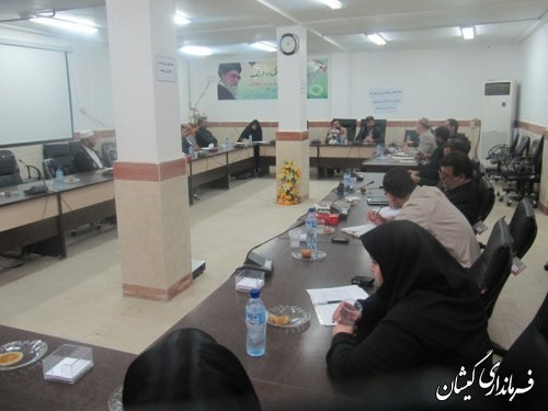 دومین جلسه مشاورین و رابطین بنیاد شهید وامور ایثارگران شهرستان گمیشان تشکیل شد