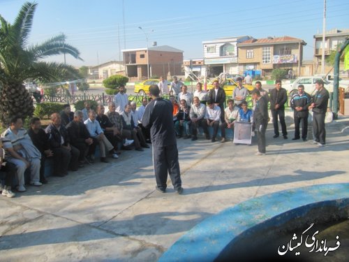 ورزش صبحگاهی در شهرستان گمیشان برگزار شد