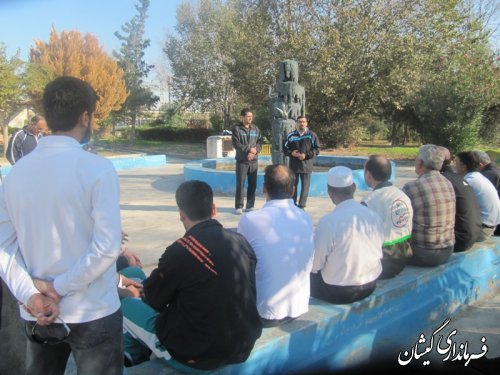 ورزش صبحگاهی در شهرستان گمیشان برگزار شد