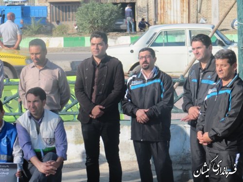 ورزش صبحگاهی در شهرستان گمیشان برگزار شد