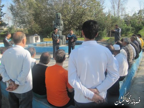 ورزش صبحگاهی در شهرستان گمیشان برگزار شد