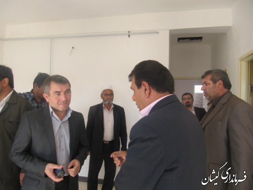 بازدید فرماندار گمیشان از واحد های آماده واگذاری پروژه مسکن مهر گمیشان