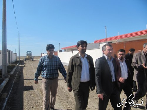 بازدید فرماندار گمیشان از واحد های آماده واگذاری پروژه مسکن مهر گمیشان