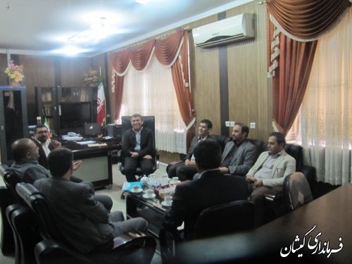 ارزیابی کارکنان فرمانداری گمیشان توسط کارشناسان بازرسی استانداری گلستان