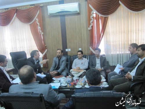 ارزیابی کارکنان فرمانداری گمیشان توسط کارشناسان بازرسی استانداری گلستان