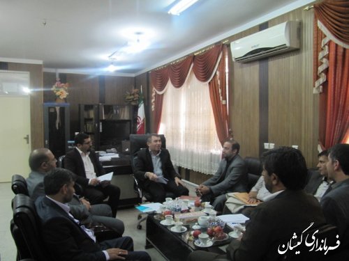 ارزیابی کارکنان فرمانداری گمیشان توسط کارشناسان بازرسی استانداری گلستان