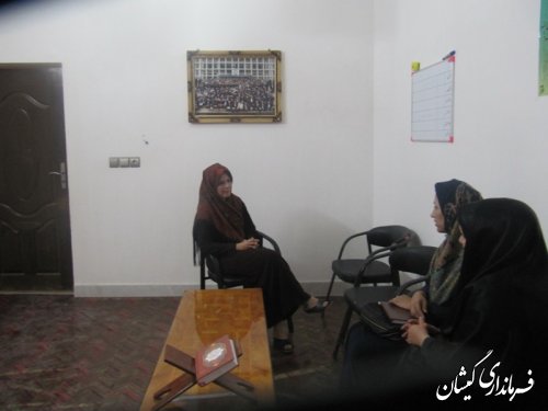 بازدید اموربانوان فرمانداری شهرستان گمیشان از اداره بهزیستی