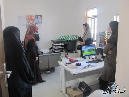 بازدید اموربانوان فرمانداری شهرستان گمیشان از اداره بهزیستی