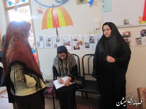 بازدید اموربانوان فرمانداری شهرستان گمیشان از اداره بهزیستی