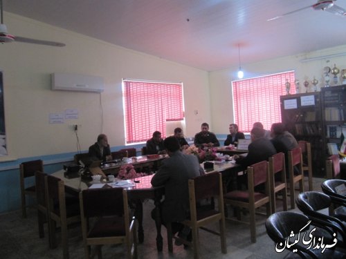 ششمین جلسه شورای آموزش وپرورش شهرستان گمیشان تشکیل شد