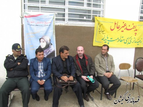 مانور پدافند غیر عامل با هدف افزایش آگاهی دانش‌آموزان در مدارس شهرستان گمیشان برگزار شد.