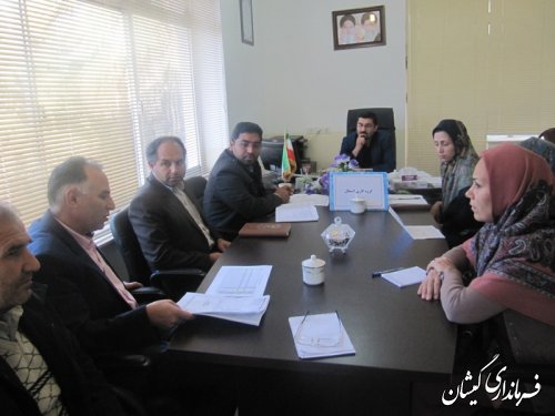 دومین جلسه کارگروه کاری اشتغال بانوان شهرستان گمیشان برگزار شد