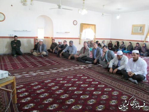 زیارت پرفیض عاشورا در ناحیه مقاومت بسیج گمیشان برگزار شد