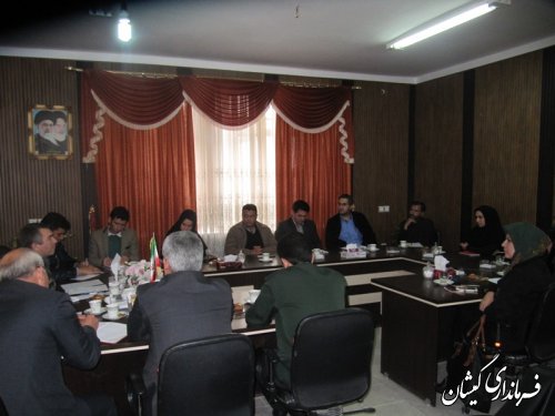 جلسه انجمن کتابخانه وستاد هفته کتاب شهرستان گمیشان تشکیل شد