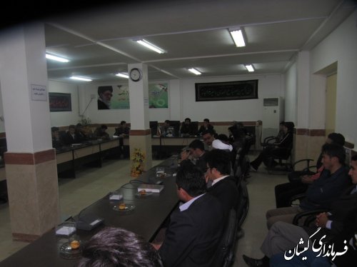 نخستین جلسه شورای مشورتی وهم اندیشی جوانان شهرستان گمیشان برگزار شد