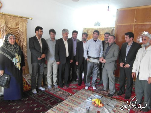 تجلیل از قهرمان پارا المپیک گمیشانی