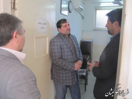 بازدید مدیرکل اداری ومالی استانداری گلستان از فرمانداری گمیشان