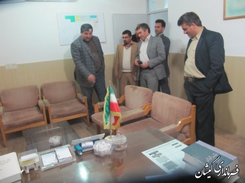 بازدید مدیرکل اداری ومالی استانداری گلستان از فرمانداری گمیشان