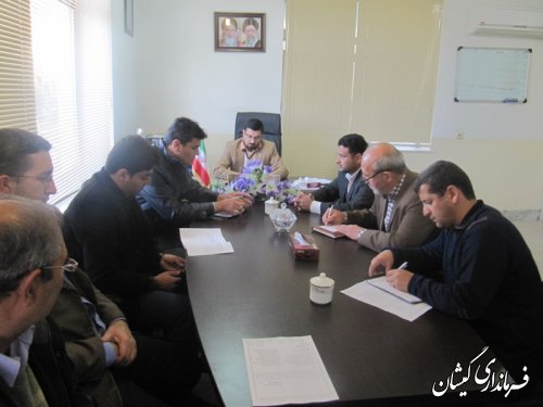 دومین جلسه ستاد هفته کتاب شهرستان گمیشان تشکیل شد