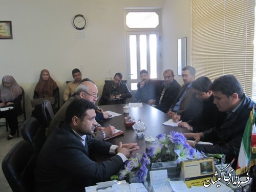 دومین جلسه ستاد هفته کتاب شهرستان گمیشان تشکیل شد