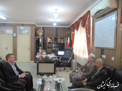 نشست فرماندار گمیشان با مدیر عامل ماهیان خاویاری استان گلستان