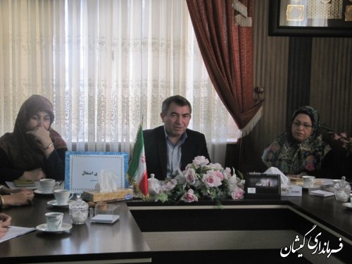 دومین جلسه گروه کاری اشتغال بانوان شهرستان گمیشان