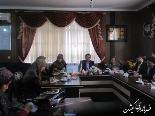 دومین جلسه گروه کاری اشتغال بانوان شهرستان گمیشان