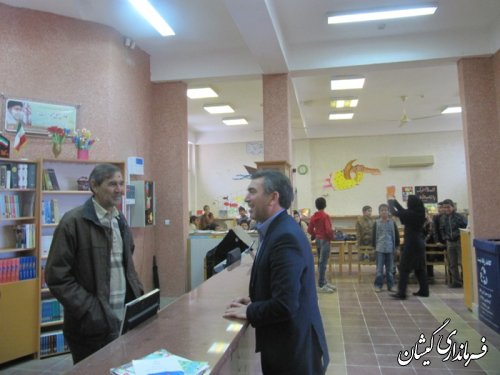بازدید فرماندار گمیشان از کانون پرورش فکری کودکان ونوجوانان شهرستان