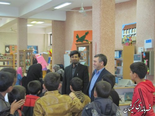بازدید فرماندار گمیشان از کانون پرورش فکری کودکان ونوجوانان شهرستان