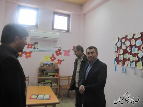 بازدید فرماندار گمیشان از کانون پرورش فکری کودکان ونوجوانان شهرستان