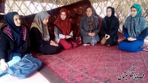 اردوی یکروزه آموزشی،تفریحی برای مهارت افزایی وتوانمند کردن بانوان گمیشان