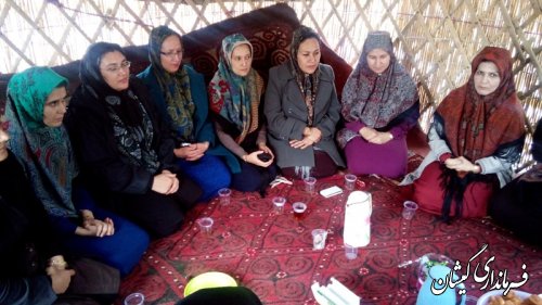 اردوی یکروزه آموزشی،تفریحی برای مهارت افزایی وتوانمند کردن بانوان گمیشان