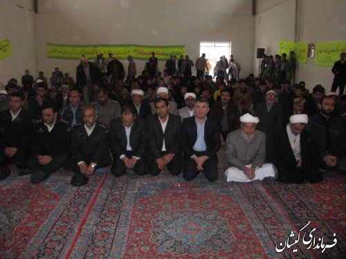 مراسم یادواره "شهدای آرخ بزرگ "شهرستان گمیشان
