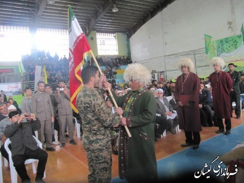 گردهمایی بزرگ بسیجیان"شکوه پایداری"در گمیشان