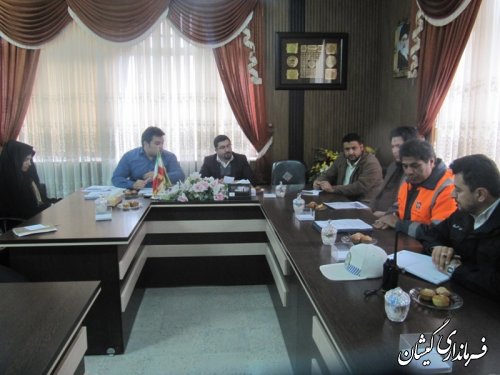 جلسه شورای ترافیک شهرستان گمیشان برگزار شد