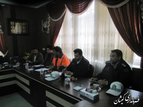 جلسه شورای ترافیک شهرستان گمیشان برگزار شد