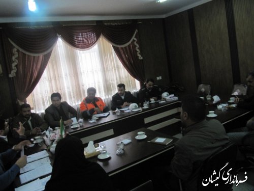 جلسه شورای ترافیک شهرستان گمیشان برگزار شد