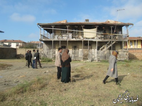 بازدید دانشجویان دانشگاه پیام نور گرگان از بافت های تاریخی شهرستان گمیشان