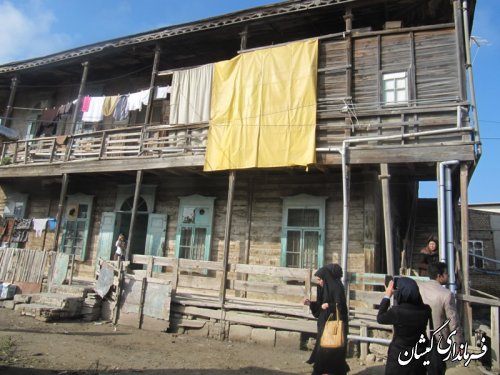 بازدید دانشجویان دانشگاه پیام نور گرگان از بافت های تاریخی شهرستان گمیشان