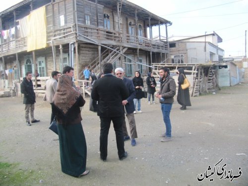 بازدید دانشجویان دانشگاه پیام نور گرگان از بافت های تاریخی شهرستان گمیشان