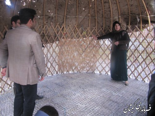 بازدید دانشجویان دانشگاه پیام نور گرگان از بافت های تاریخی شهرستان گمیشان