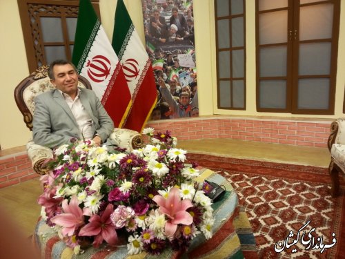 مصاحبه زنده تلویزیونی فرماندارگمیشان با برنامه کاروان تدبیر وامید صدا وسیمای مرکز گلستان