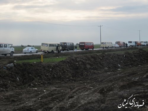 اعزام مردم شهرستان گمیشان برای استقبال از رئیس جمهور